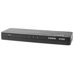 NEDIS HDMI převodník/ USB-C zásuvka/ 2x HDMI vstup/ 4x USB-A zásuvka/ 1x HDMI výstup/ 1cestný/ 4K@60Hz/ 18 Gbps/ ABS/ an