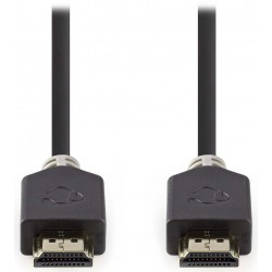 NEDIS High Speed HDMI 1.4 kabel s ethernetem/ 4K@30Hz/ zlacené konektory HDMI-HDMI/ antracit/ box/ 20m
