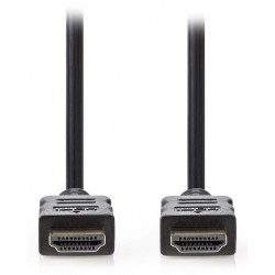 NEDIS High Speed HDMI 1.4 kabel s ethernetem/ 4K@30Hz/ zlacené konektory HDMI-HDMI/ černý/ bulk/ 7,5m