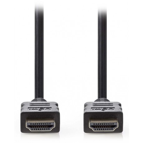 NEDIS High Speed HDMI 1.4 kabel s ethernetem/ 4K@30Hz/ zlacené konektory HDMI-HDMI/ černý/ bulk/ 7,5m