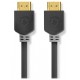 NEDIS High Speed HDMI 2.0 kabel s ethernetem/ 4K@60Hz/ zlacené konektory HDMI-HDMI/ antracit/ box/ 10m