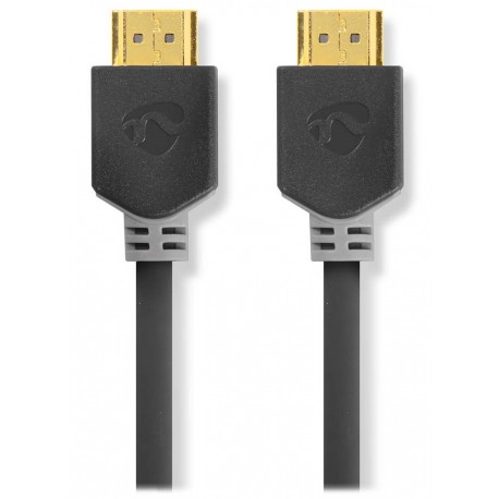 NEDIS High Speed HDMI 2.0 kabel s ethernetem/ 4K@60Hz/ zlacené konektory HDMI-HDMI/ antracit/ box/ 10m