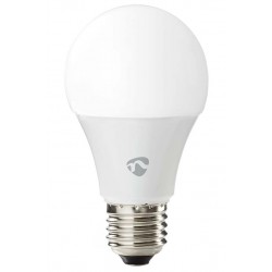 NEDIS chytrá LED žárovka/ Zigbee 3.0/ E27/ A60/ 9W/ 230V/ 470lm/ teplá až studená bíla/ 2700–6500K/ RGB/ stmívatelná