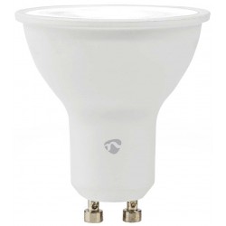 NEDIS chytrá LED žárovka/ Zigbee 3.0/ GU10/ PAR16/ 4,7W/ 230V/ 470lm/ teplá – studená bíla/ 2700–6500K/ RGB/ stmívatelná