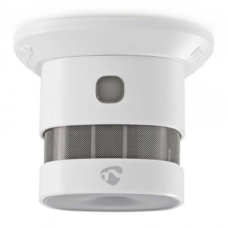 NEDIS chytrý detektor kouře/ Zigbee 3.0/ napájení z baterie/ životnost 10 let/ EN 14604/ Android & iOS/ 85 dB/ bílý
