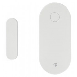 NEDIS chytrý dveřní nebo okenní snímač/ Android & iOS/ Zigbee/ SmartLife/ baterie CR2032 součástí balení/ bílý