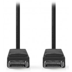 NEDIS kabel DisplayPort/ zástrčka DisplayPort - zástrčka Displayport/ 4K/ černý/ bulk/ 3m
