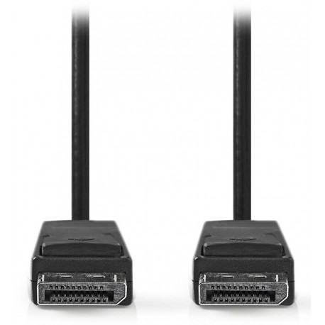 NEDIS kabel DisplayPort/ zástrčka DisplayPort - zástrčka Displayport/ 4K/ černý/ bulk/ 3m