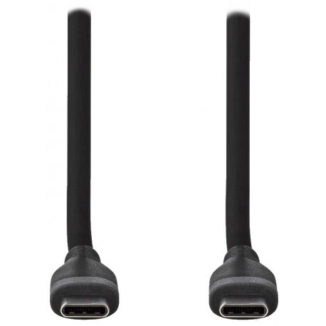 NEDIS kabel USB 2.0/ USB-C zástrčka - USB-C zástrčka/ 60 W/ černý/ box/ 1,5m