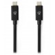 NEDIS kabel USB 4.0 Gen 3x2/ zástrčka USB-C - zástrčka USB-C/ 8K/ černý/ 2m
