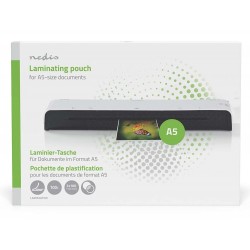 NEDIS laminovací fólie/ formát A5/ 100 mic/ rozměr 216 x 154 mm/ transparentní/ 100 pack