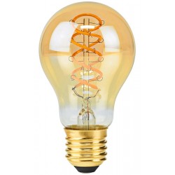 NEDIS LED žárovka E27/ A60/ 3,8 W/ 220 V/ 250 lm/ 2100 K/ stmívatelná/ extra teplá bílá/ retro styl