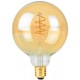 NEDIS LED žárovka E27/ G125/ 3,8 W/ 220 V/ 250 lm/ 2100 K/ stmívatelná/ extra teplá bílá/ retro styl