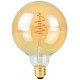 NEDIS LED žárovka E27/ G95/ 3,8 W/ 220 V/ 250 lm/ 2100 K/ stmívatelná/ extra teplá bílá/ retro styl