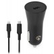 NEDIS nabíječka do auta/ 20 W/ 12 - 24 V DC/ 3.0 A/ USB-C/ automatická volba napětí/ černá/ kabel 1 m