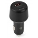 NEDIS nabíječka do auta/ 48 W/ dva výstupy/ 12 - 24 V DC/ 3.0 A/ USB-A/ USB-C/ automatická volba napětí/ černá