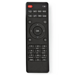 NEDIS náhradní dálkový ovladač pro Nedis internetová rádia/ infračervený přenos/ černý