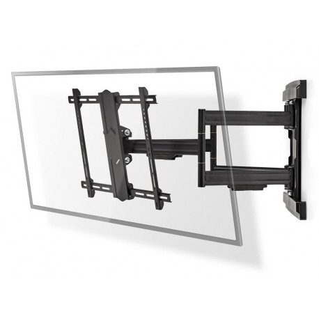 NEDIS nástěnný TV držák/ 37 - 80"/ nosnost 70 kg/ polohovatelný/ ocel/ černý