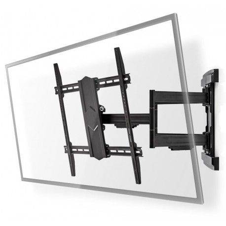 NEDIS nástěnný TV držák/ 43 - 100"/ nosnost 70 kg/ polohovatelný/ ocel/ černý