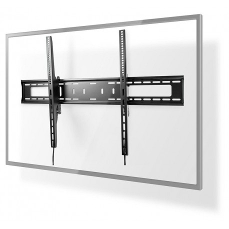 NEDIS nástěnný TV držák/ 60 - 100"/ nosnost 75 kg/ náklon 5°/ vzdálenost od stěny 85 mm/ ocel/ černý
