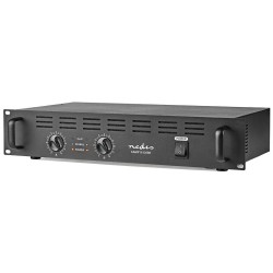 NEDIS PA zesilovač/ RMS 2x 100 W @ 8 Ohm/ 2x 150 W @ 4 Ohm/ 2 kanály/ 2U/ montáž do 19" stojanu/ kov/ černý