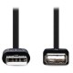 NEDIS prodlužovací kabel USB 2.0/ zástrčka USB-A - zásuvka USB-A/ černý/ bulk/ 3m