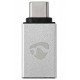 NEDIS PROFIGOLD USB-C/USB 3.2 Gen 1 adaptér/ USB-C zástrčka - USB-A zásuvka/ hliník/ stříbrný/ BOX