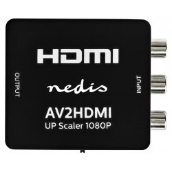 NEDIS převodník smíšeného videa na HDMI/ 3x RCA/ černý