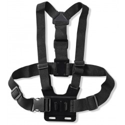 NEDIS sada pro montáž akční kamery s popruhem na hruď/ 400 × 400 × 360 mm/ ABS/ nylon/ černá