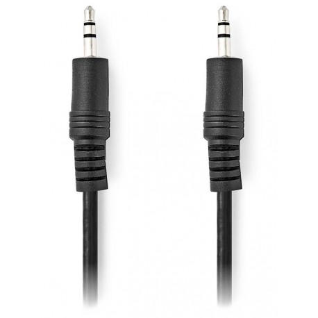 NEDIS stereo audio kabel s jackem/ zástrčka 3,5 mm - zástrčka 3,5 mm/ černý/ bulk/ 10m