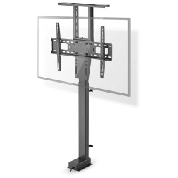 NEDIS stojan na TV/ 37 - 80"/ nosnost 60 kg/ motorizovaný/ provedení do skříně/ zdvih 68 - 158 cm/ DO/ ocel/ černý
