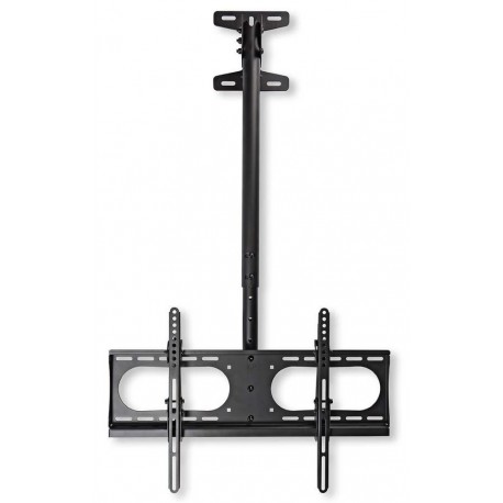 NEDIS stropní držák pro LCD a TV/ 42 - 65"/ nosnost 45 kg/ náklon ± 15°/ otáčení 24°/+24°/ ocel/ černý