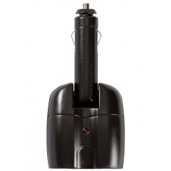NEDIS univerzální DC/DC napájecí adaptér/ auto adaptér/ 120 W/ 10 A/ 2x 12 V DC zásuvka/ černý