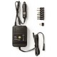 NEDIS univerzální DC/DC napájecí adaptér/ auto adaptér/ 24 W/ 1.5 / 3 / 4.5 / 6 / 7.5 / 9 / 12 V DC/ 24 V DC/ 2 A/ černý
