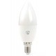 NEDIS Wi-Fi chytrá LED žárovka/ E14/ svíčka/ 4,9W/ 230V/ 470lm/ teplá až studená bílá/ 2700 - 6500K/ stmívatelná/ bílá