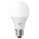 NEDIS Wi-Fi chytrá LED žárovka/ E27/ A60/ 9W/ 230V/ 806lm/ teplá až studená bílá/ 2700 - 6500K/ RGB/ bílá