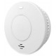 NEDIS Wi-Fi chytrý detektor kouře/ napájení z baterie/ hlas. 85 dB/ výdrž snímače a baterie 10 let/ Android/ iOS/ bílý