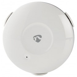 NEDIS Wi-Fi chytrý detektor úniku vody/ napájení z baterie/ hlasitost 50 dB/ Android & iOS/ bílý