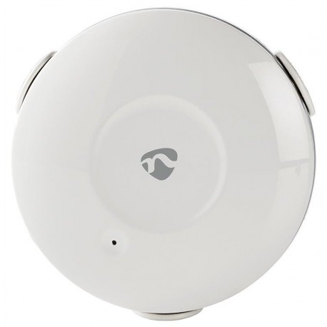 NEDIS Wi-Fi chytrý detektor úniku vody/ napájení z baterie/ hlasitost 50 dB/ Android & iOS/ bílý