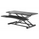 Neomounts  NS-WS300BLACK / Workstation - sit-stand workplace (height adjustment: 11-51 cm) / Black