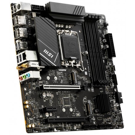 OPRAVENÉ - MSI PRO B760M-A WIFI / Intel B760 / LGA1700 / 4x DDR5 / 2x M.2 / 2x HDMI / 2x DP / WiFi / mATX