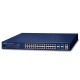 OPRAVENÉ - Planet SGS-5240-24P4X L2/L3 PoE switch, 24x 1GE, 4x 10G SFP+, PoE 802.3at 30/370W, stohování