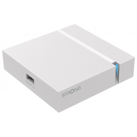 OPRAVENÉ - STRONG android box SRT LEAP-S3+/ 4K UHD/ H.265/HEVC/ NETFLIX/ O2 TV/ HBO Max/ HDMI/ USB/ LAN/ Wi-Fi/ Android ...
