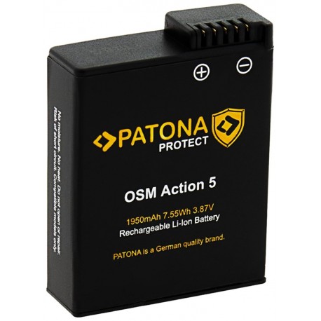 PATONA baterie pro digitální kameru DJI Osmo Action 3 /4 /5 1950mAh Li-Ion 3,87V BCX202 PROTECT