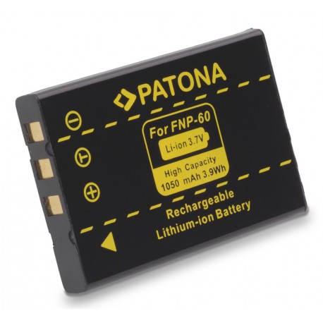 PATONA baterie pro foto Fuji / Rollei Sportsline 60 Plus, NP-60 1050mAh