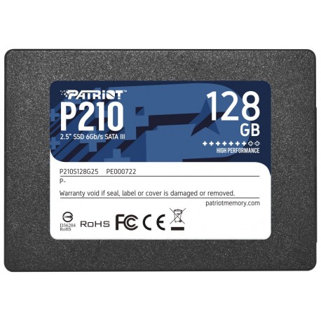 PATRIOT P210 128GB SSD / 2,5" / Interní / SATA 6GB/s / 7mm