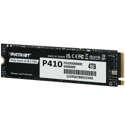 PATRIOT P410 4TB SSD / Interní / M.2 PCIe Gen4 x4 NVMe / 2280