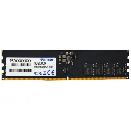 PATRIOT Signature 16GB DDR5 6400MT/s / CUDIMM / CL52 / 1,1V /