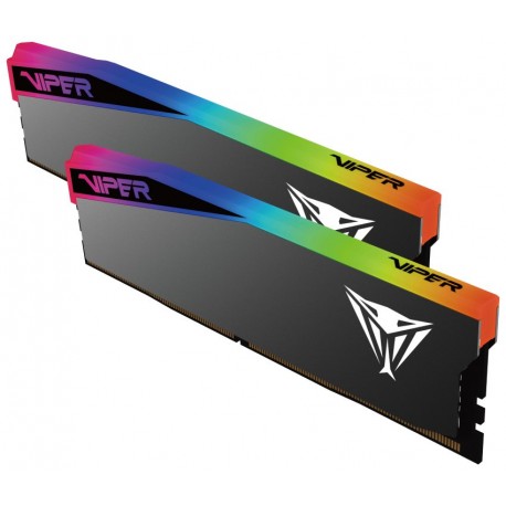 PATRIOT VIPER RGB Elite 5 Ultra 48GB DDR5 8000MT/s / DIMM / CL52 / XMP 3.0 / 1,4V / Kit 2x 24GB