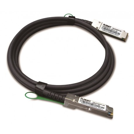 Planet CB-DAQSFP-2M, QSFP+ metalický spojovací kabel, 40Gb/s, 2m